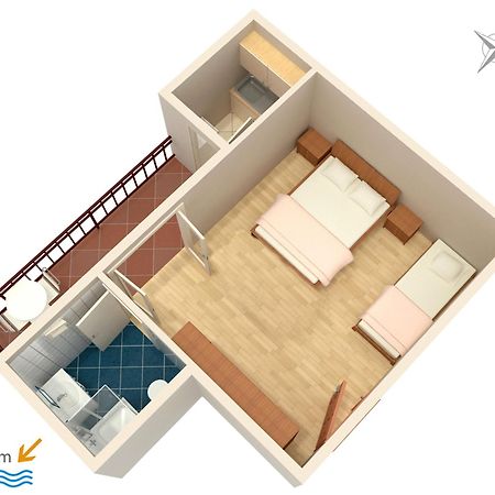 Apartments And Rooms With Parking Space Brela, Makarska - 6895 ภายนอก รูปภาพ